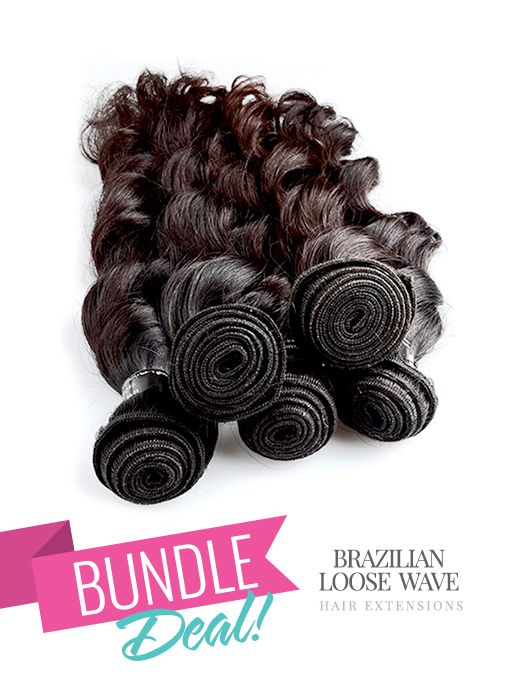 Brazilian Loose Wave Bundle Deals – Pretty-Hair-Store display picture 2